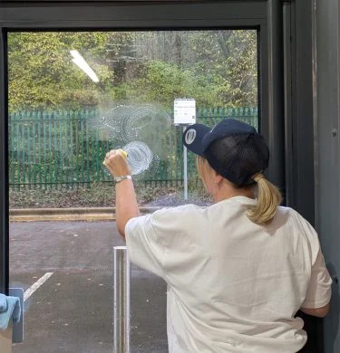 Cleaning windows